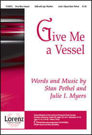 Give Me a Vessel SAB choral sheet music cover Thumbnail